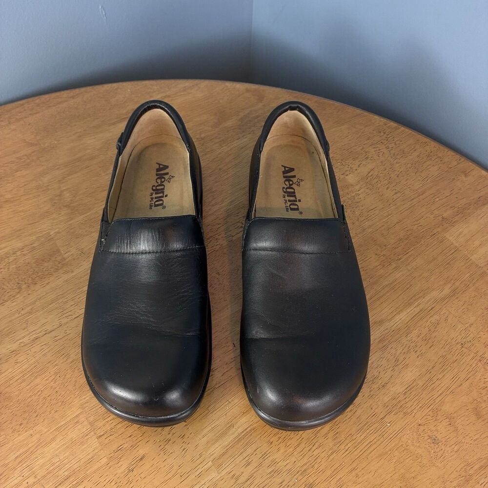Alegria KEL-601 Women's Debra Slip-On Black Napa size 40 US 9.5-10